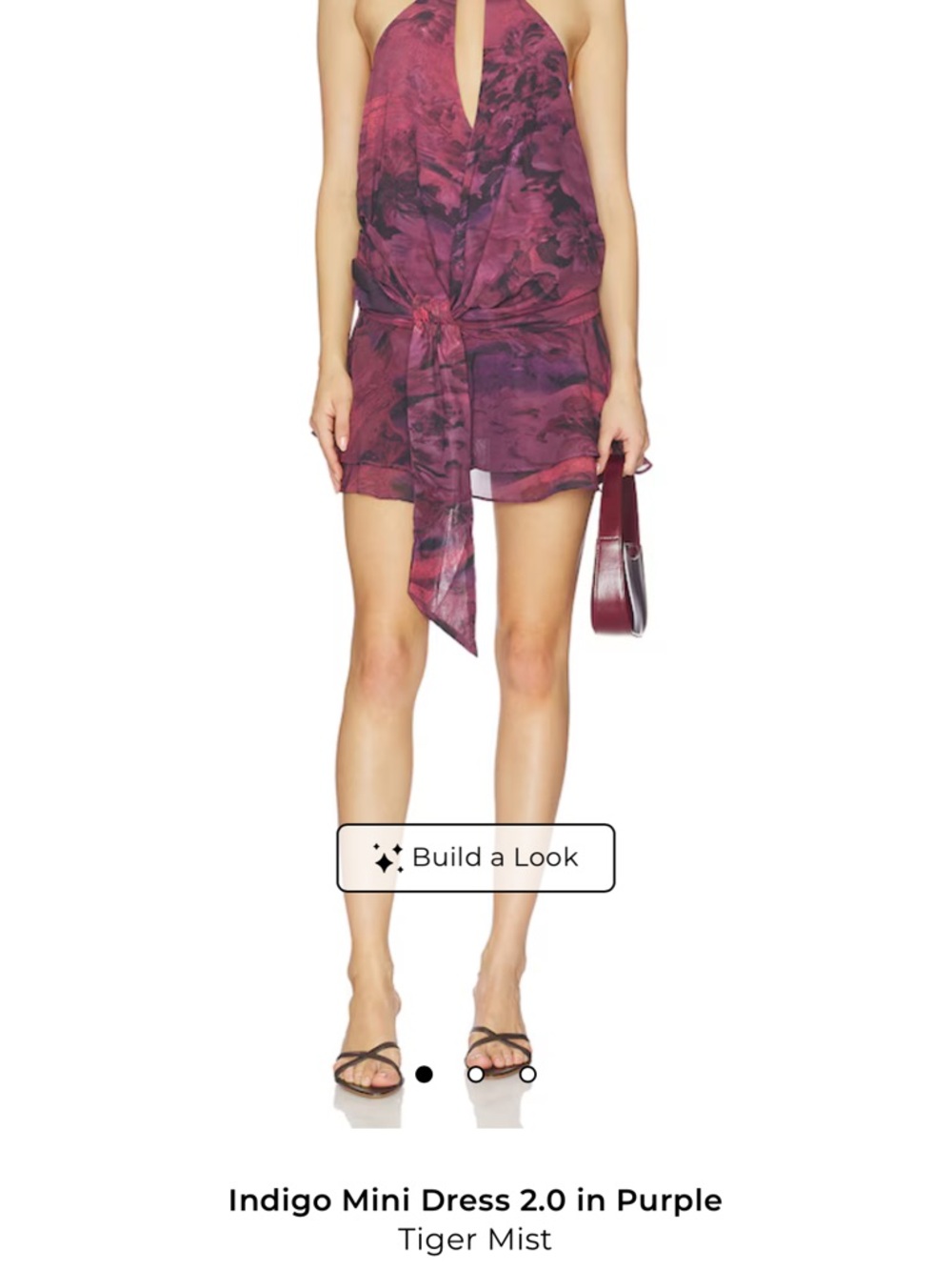 Tiger Mist Indigo Mini Dress